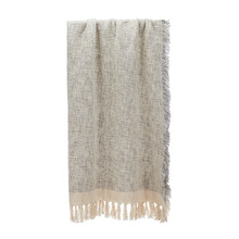 Bernat Tasselled Cotton-Blend Throw